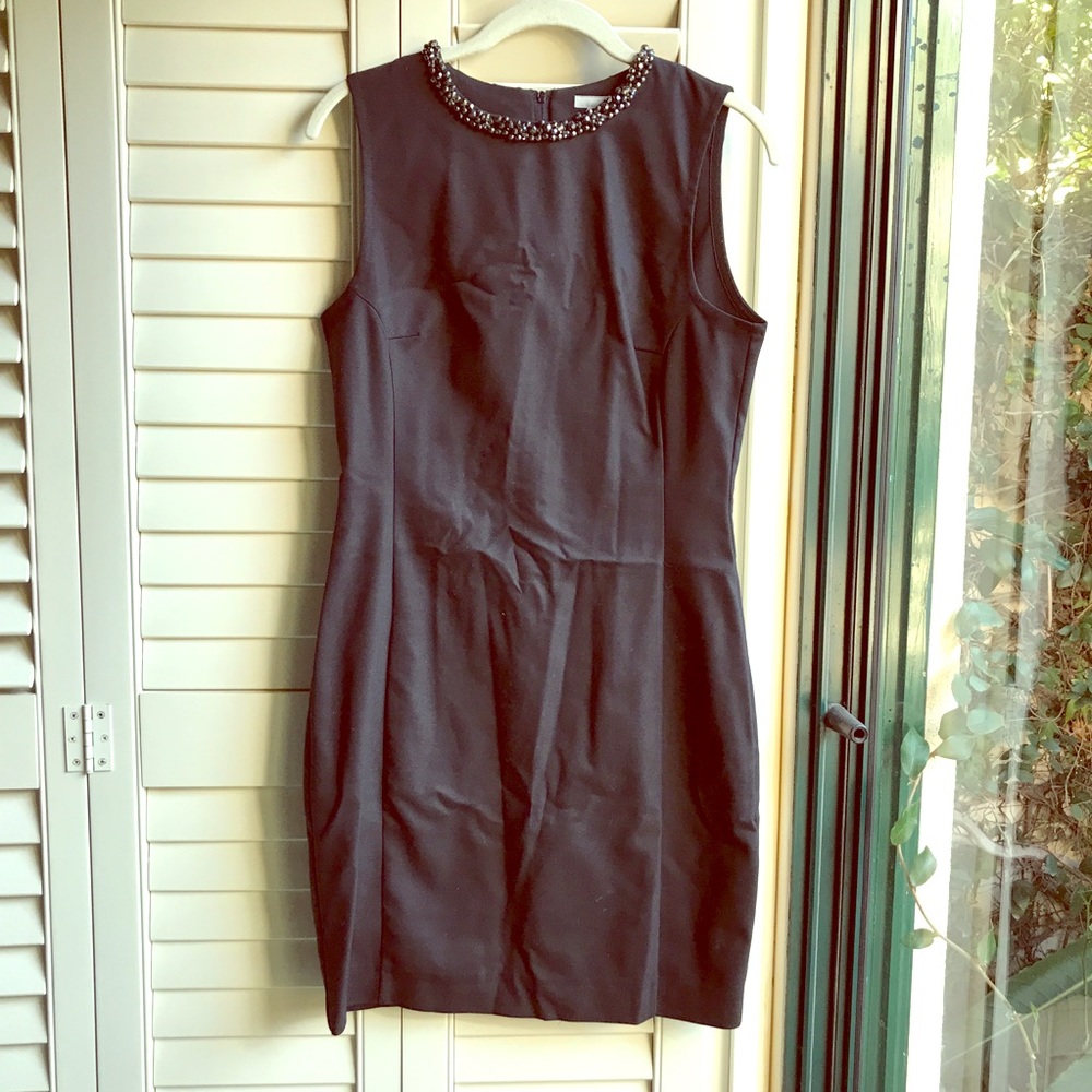 Beaded neck dress